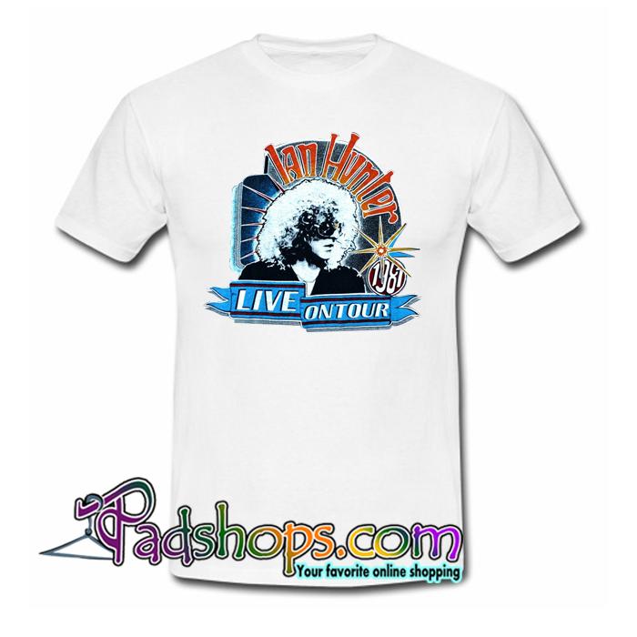 Vintage 1981 Ian Hunter Short Back N Sides Concert T Shirt SL