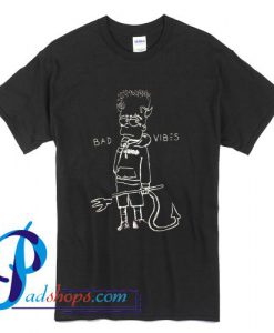Vintage Bad Vibes Bart Simpson T Shirt