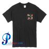 Vintage Rose Floral Print Pocket T Shirt