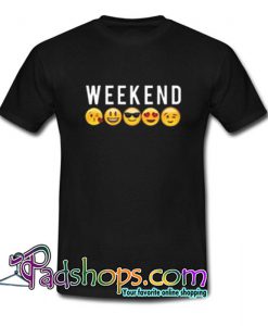 Weekend Emoji T Shirt SL