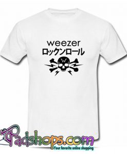 Weezer Skull And Crossbones T Shirt (PSM)