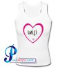 Wifi with heart around it love Tank Top