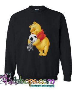 Winnie The Pooh Hugging Jack Skellington Sweatshirt SL