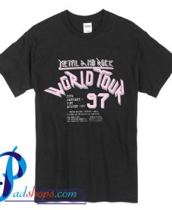 World Tour Metal Rock T Shirt