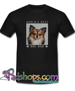 World s Best Dog Dad Paw Prints Pet Photo Trending T Shirt SL