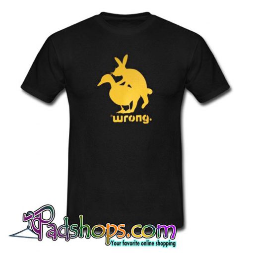 Wrong Duck Rabbit T shirt SL