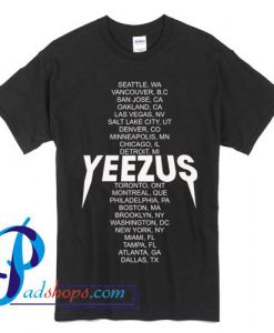 Yeezus God Wants You Tour T Shirt
