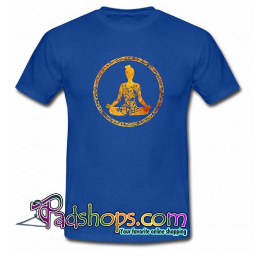 Yoga Lotus Pose T Shirt SL