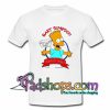 bart simpson radical dude t shirt