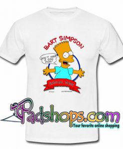 bart simpson radical dude t shirt