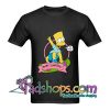 bart simpson skatebard yo dude t shirt