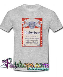 budweiser T Shirt SL