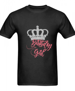 crown birthday girl tshirt