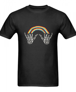 double shaka rainbow shirt