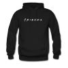 friends hoodiem black t shirt