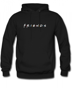 friends hoodiem black t shirt