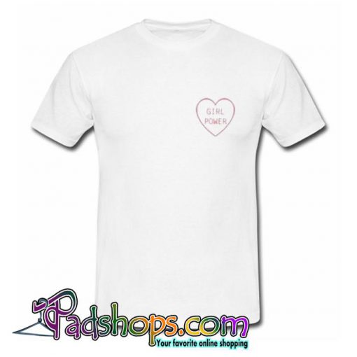 girl power love T shirt SL