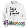 grey yang karev stevens omalley sweatshirt