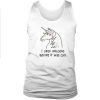 i liked unicorns before it was cool tanktop