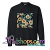 Sun Flowers Print Sweatshirt unisex