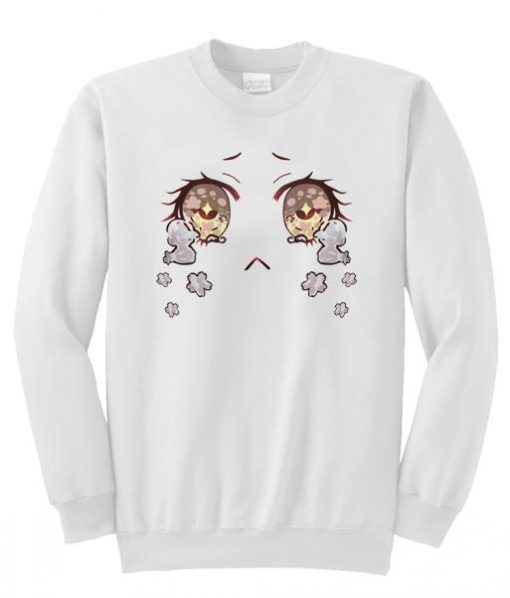 tears big eyes tops anime Sweatshirt