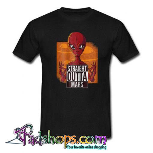 Alien Deadpool Straight Outta Mars T-Shirt-SL