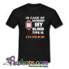 In Case Of Accident My Blood Type Is Queer T-shirt-SL