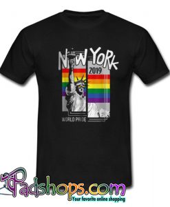 Liberty Enlightening The World LGBT World Pride 2019 T Shirt-SL