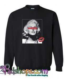 Marilyn Monroe Trust No Bitch Quote Sweatshirt-SL
