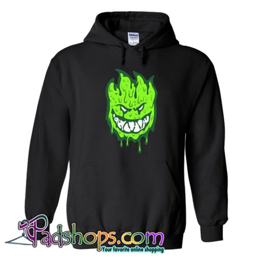 Now Santa Cruz Spitfire Wheels Blue Zombie Skateboards Hoodie-SL