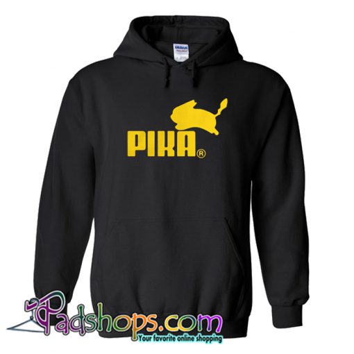 Pika Pikachu Pokemon Go Funny Puma Parody Hoodie-SL