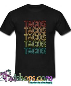 Tacos Retro T-Shirt-SL