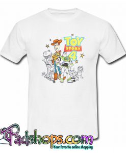 Toy Story 4 Characters T-Shirt-SL