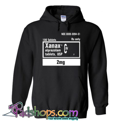 Xanax 2mg Rx only Hoodie-SL