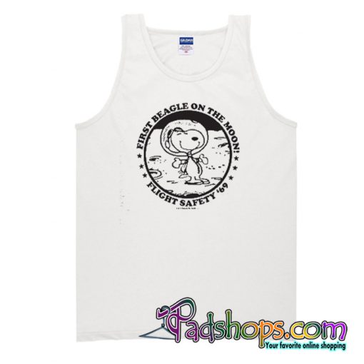 First Beagle on the Moon Tank Top-SL
