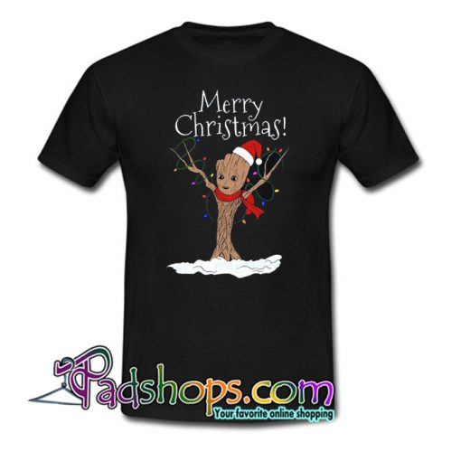 Groot Merry Christmas T-Shirt NT