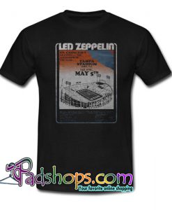 Led Zeppelin Tampa Stadium 1973 T-Shirt NT