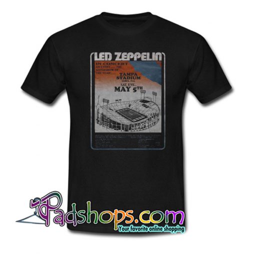 Led Zeppelin Tampa Stadium 1973 T-Shirt NT