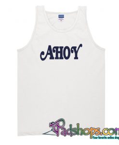 Scoops Ahoy Stranger Things White Tank Top-SL