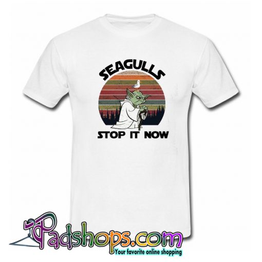 Seaguls Stop it Now T-Shirt-SL