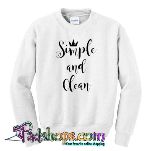 Simple and Clean Sweatshirt NT