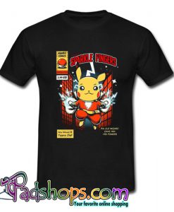 Sparkle Fingers Shazam Pokemon Pikachu T-shirt-SL