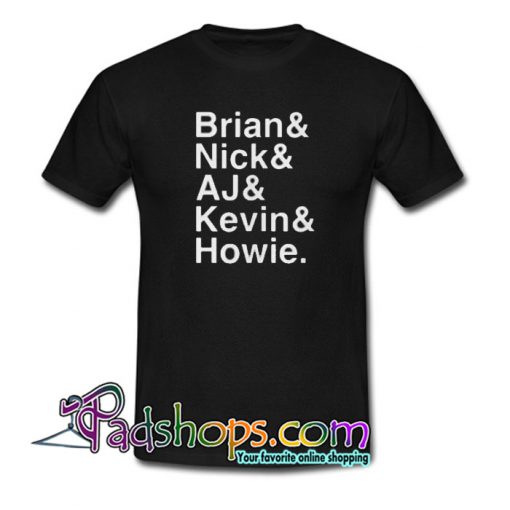 Backstreet Boys Names Trending T-Shirt NT