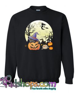 Cat Halloween Funny Sweatshirt NT