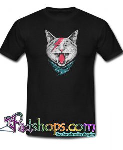 David Bowie Stardust Cat T-Shirt NT