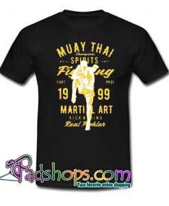 Fighter Kick Boxing Retro Look Trending T-Shirt NT