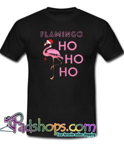 Flamingo HoHoHo Christmas Day Trending T Shirt NT