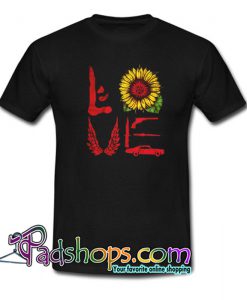 Love Sunflower Supernatural T-Shirt NT
