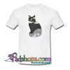 Meru Mountain Cat Night Sky T-Shirt NT