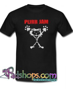 Purr Jam Cat Parody T-Shirt NT